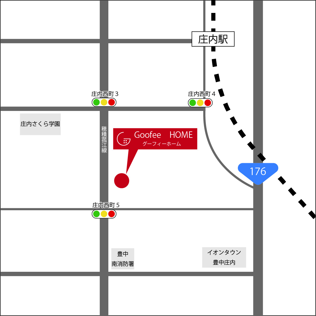 Goofee HOME地図