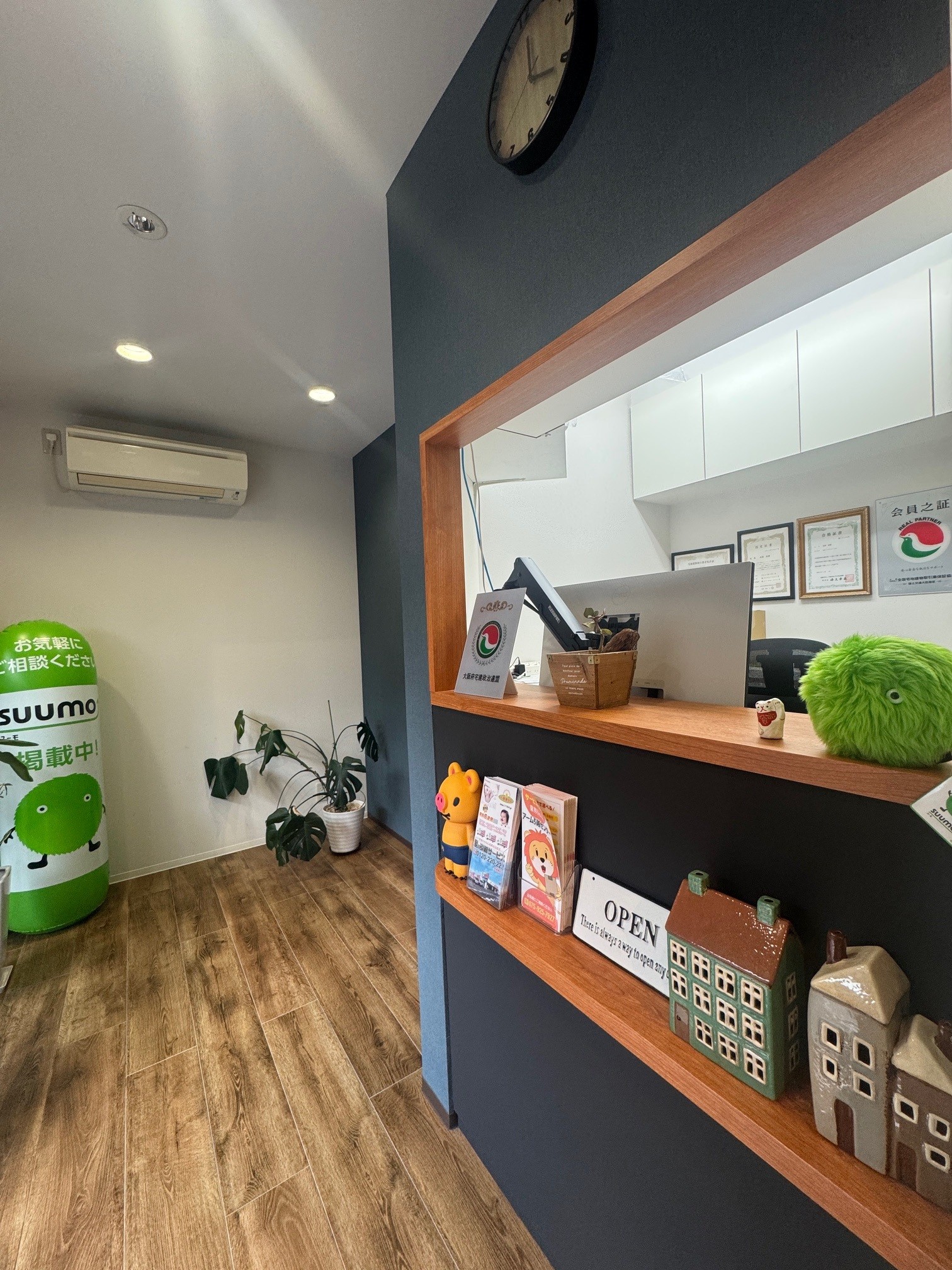 受付周辺の様子